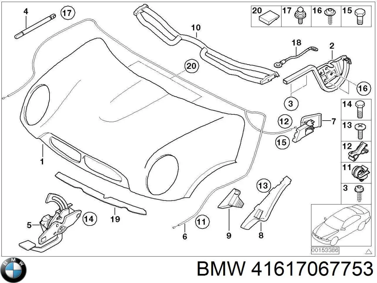 41617067753 BMW Capota