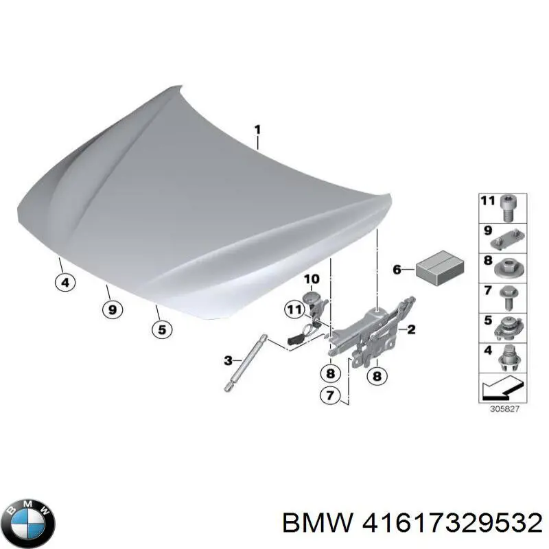 41617329532 BMW Capota