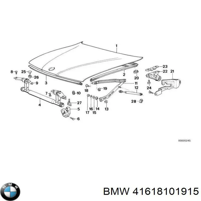 Capota BMW 7  E32