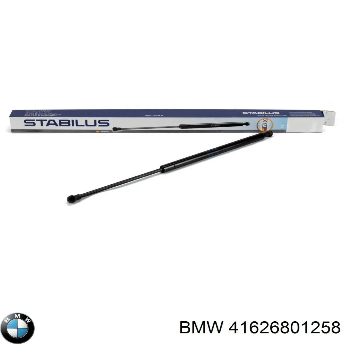 41626801258 BMW Amortecedor de tampa de porta-malas (de 3ª/5ª porta traseira)