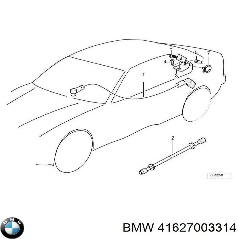 Compre 41627003314 BMW Tampa de porta-malas