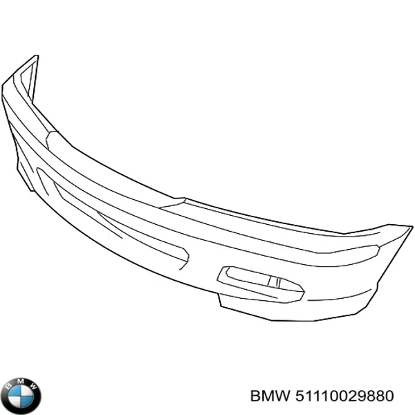 Compre 51110029880 BMW Pára-choque dianteiro