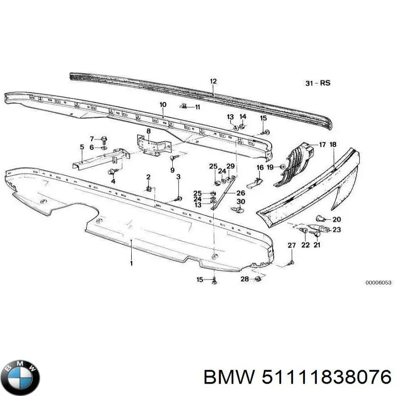  BMW 51111838076 preço, a partir de 2,86 EUR