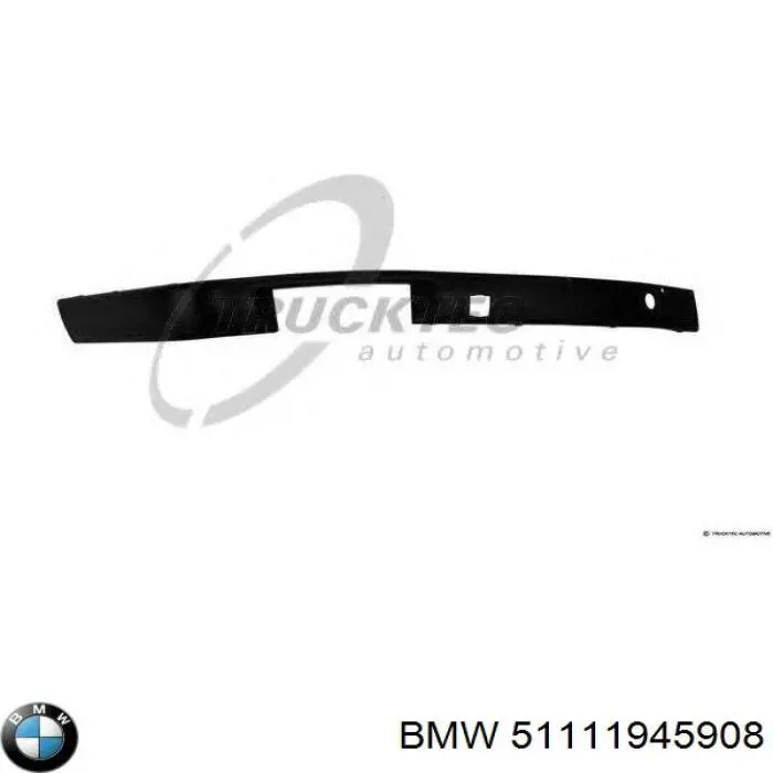 Compre 51111945908 BMW Placa sobreposta direita do pára-choque dianteiro
