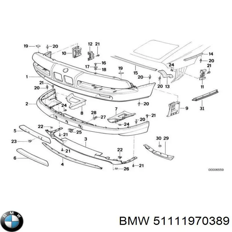  BMW 51111970389 preço, a partir de 9,44 USD