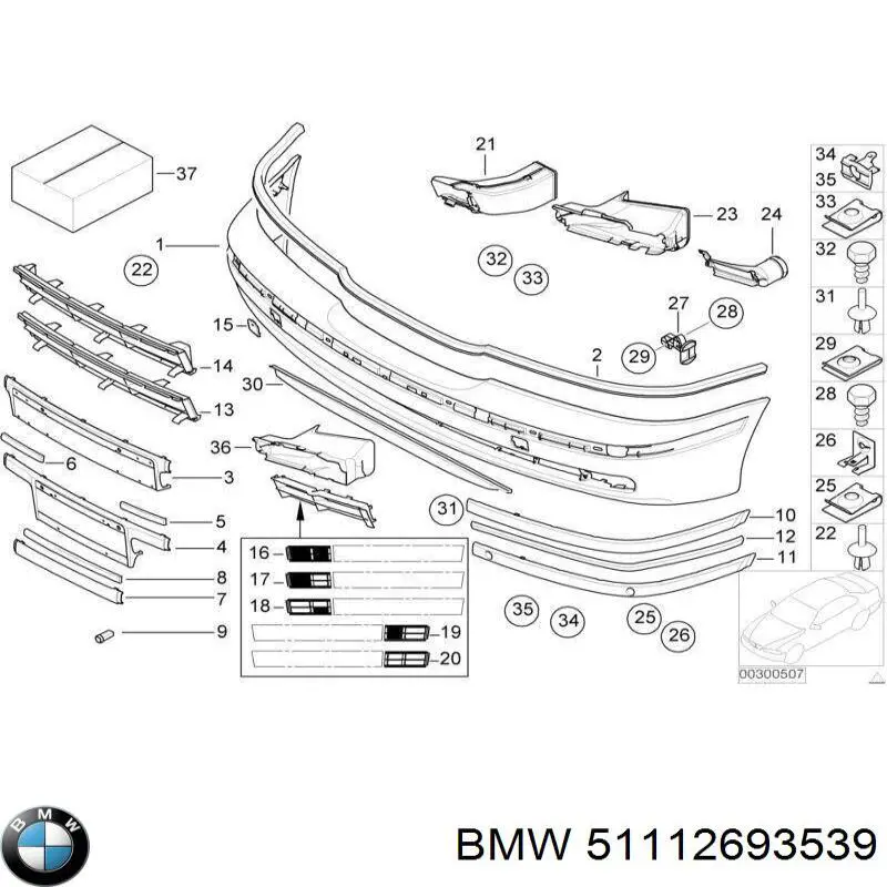 Tampão dianteiro esquerdo do pára-choque do gancho de reboque BMW 51112693539 preço, a partir de 16,86 USD