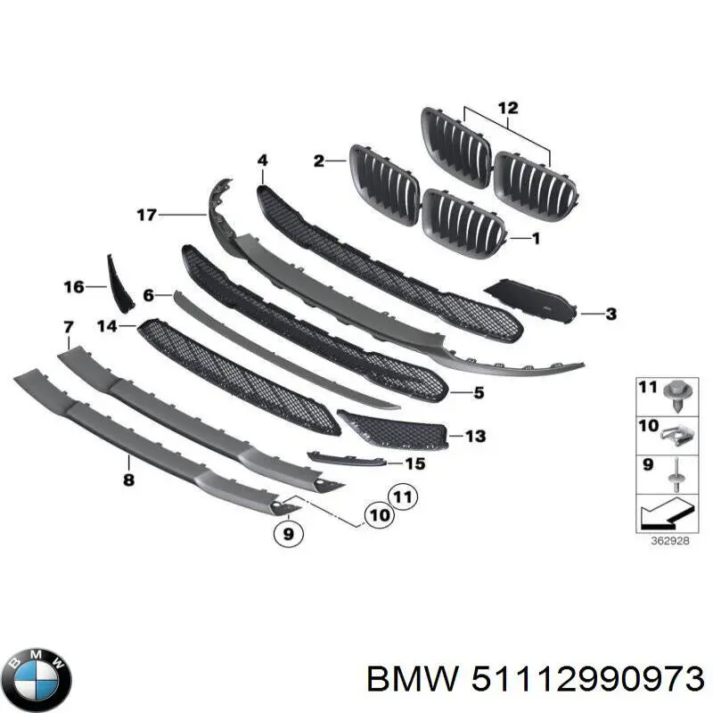  BMW 51112990973 preço, a partir de 151,35 USD