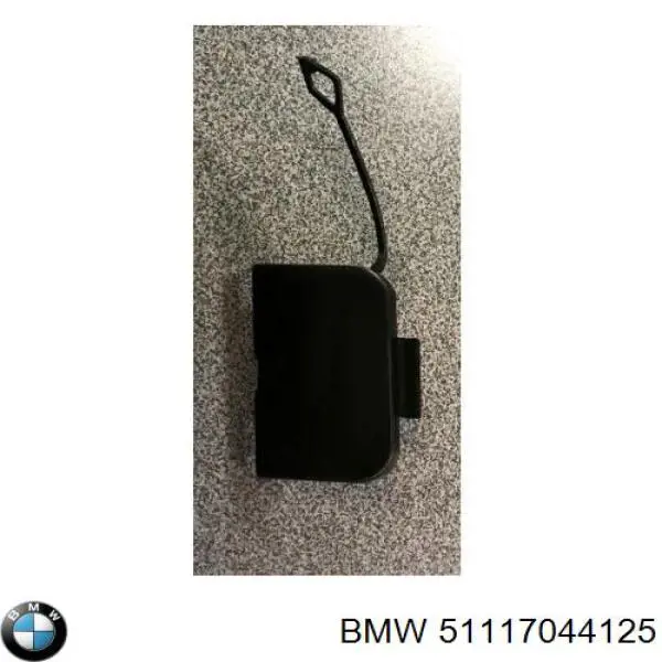 Compre 51117044125 BMW Tampão dianteira do pára-choque do gancho de reboque