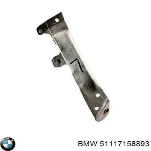 51117158893 BMW Consola do pára-choque dianteiro esquerdo
