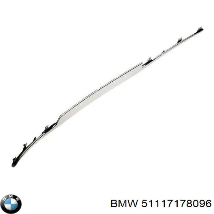 51117178096 BMW Moldura central do pára-choque dianteiro