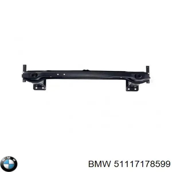 51117178599 BMW Reforçador do pára-choque dianteiro