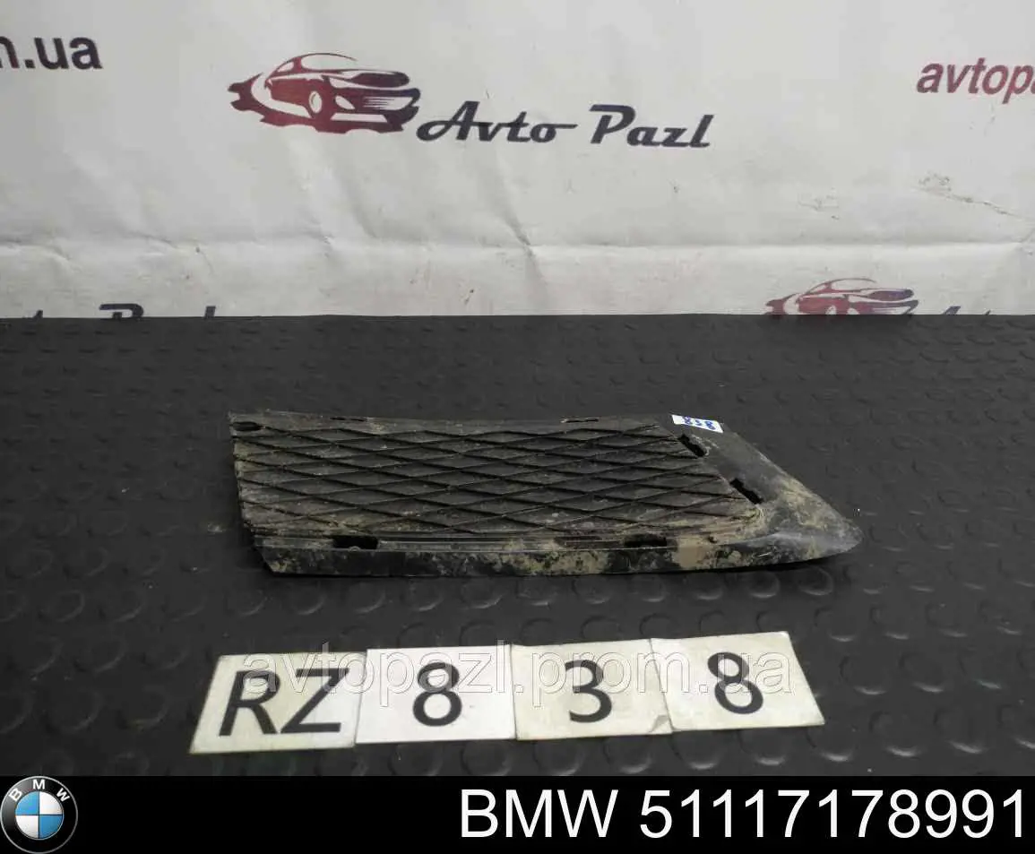 Compre 51117178991 BMW Grelha esquerda do pára-choque dianteiro
