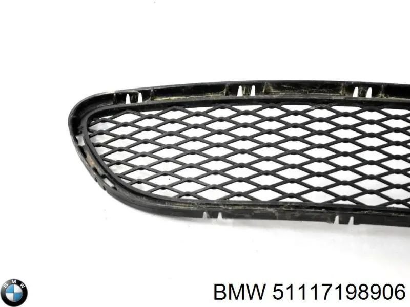51117198906 BMW Grelha central do pára-choque dianteiro