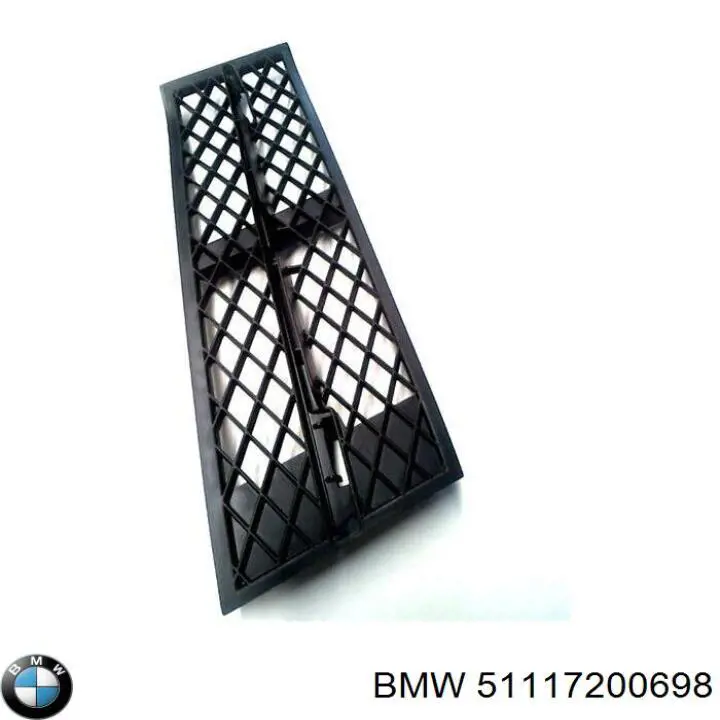 51117200698 BMW Grelha direita do pára-choque dianteiro