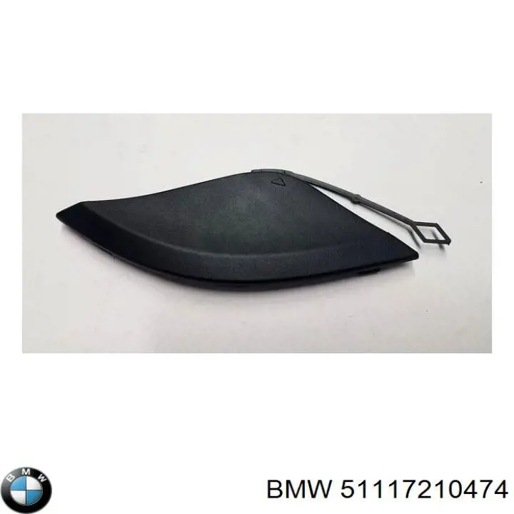 51117210474 BMW Tampão dianteira do pára-choque do gancho de reboque
