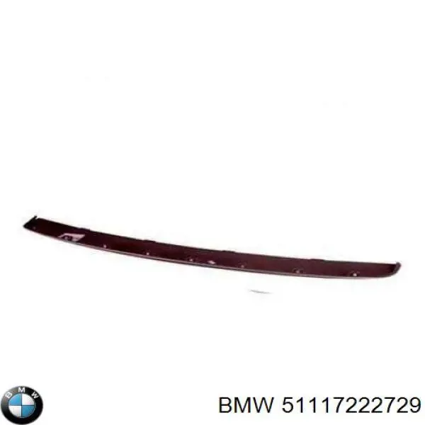 51117222729 BMW Proteção do pára-choque dianteiro