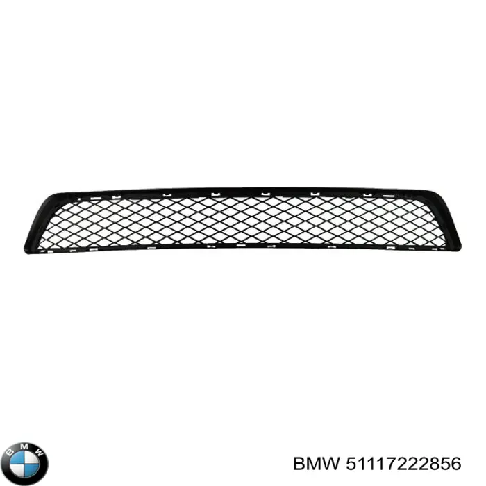 51117222856 BMW Grelha central do pára-choque dianteiro