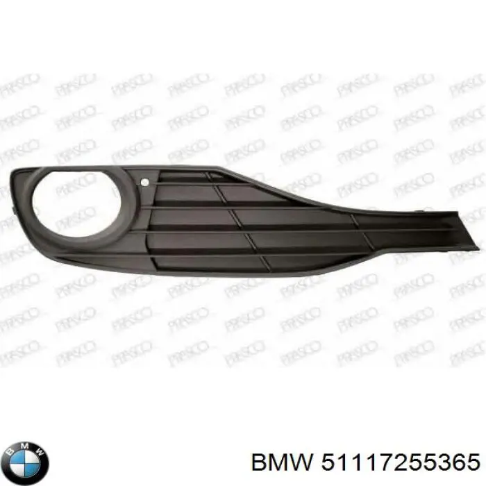 Compre 51117255365 BMW Grelha esquerda do pára-choque dianteiro