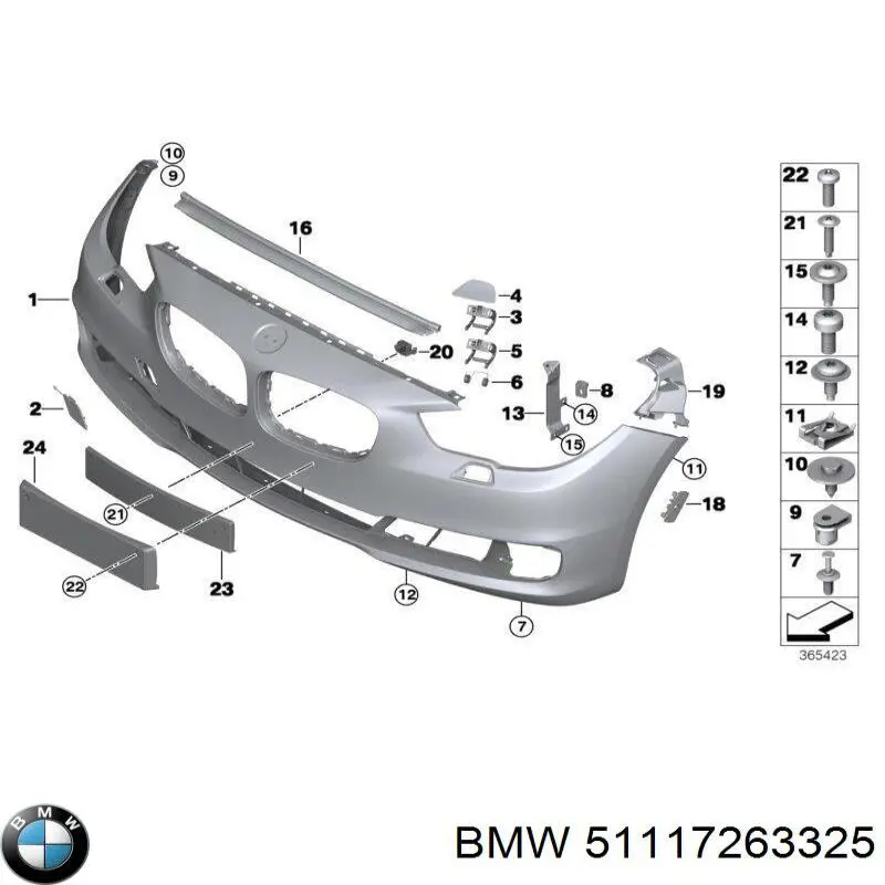 Consola do pára-choque dianteiro BMW 51117263325 preço, a partir de 7,93 USD