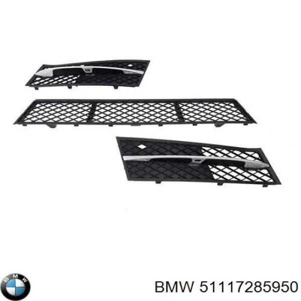 51117285950 BMW Grelha central do pára-choque dianteiro