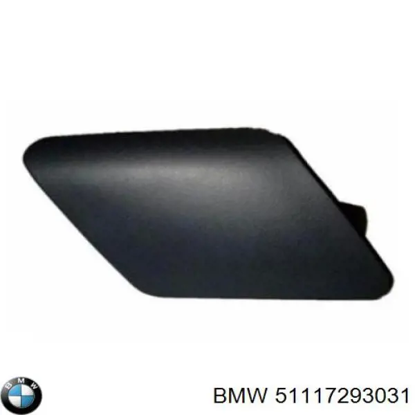 51117293031 BMW Placa sobreposta do injetor de fluido para lavador da luz dianteira