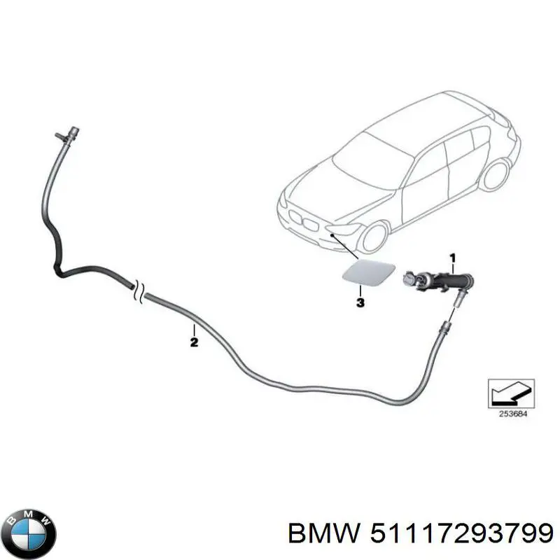 Compre 51117293799 BMW Consola de fixação das luzes de nevoeiro esquerdas