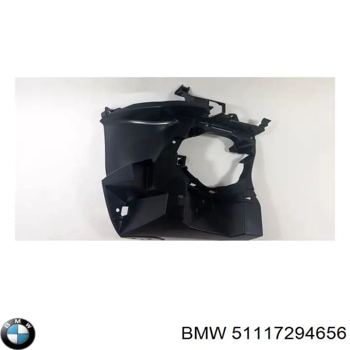 51117294656 BMW Consola de fixação das luzes de nevoeiro direitas