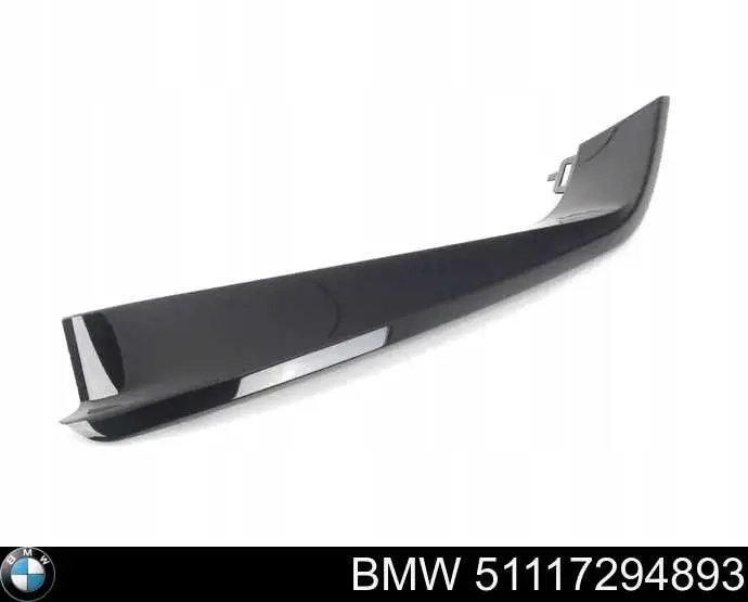 Moldura esquerda de grelha do pára-choque dianteiro BMW 51117294893 preço, a partir de 83,85 USD