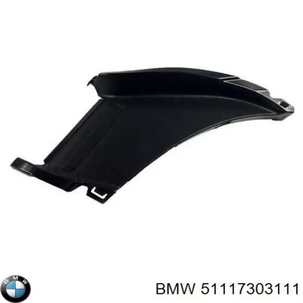 51117303111 BMW Conduto de ar do freio de disco esquerdo