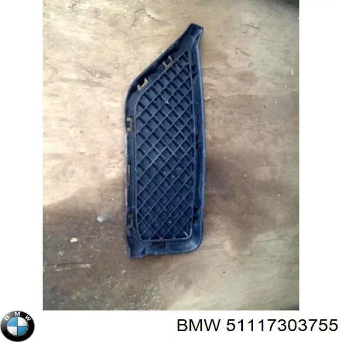 Grelha esquerda do pára-choque dianteiro BMW 51117303755 preço, a partir de 19,86 USD