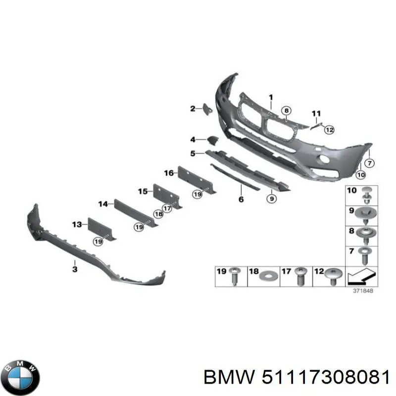 Consola do pára-choque dianteiro esquerdo BMW 51117308081 preço, a partir de 27,05 USD