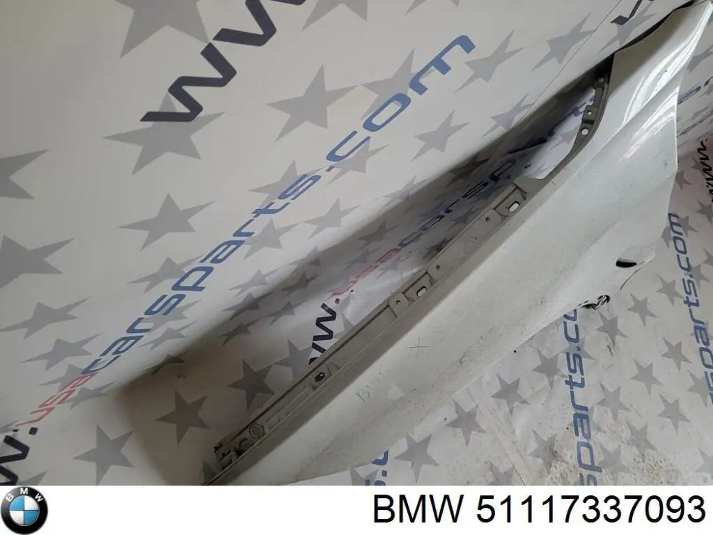 51117337093 BMW Consola dianteira de fixação do pára-lama dianteiro esquerdo