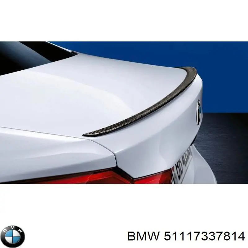 51117337814 BMW Spoiler direito do pára-choque dianteiro