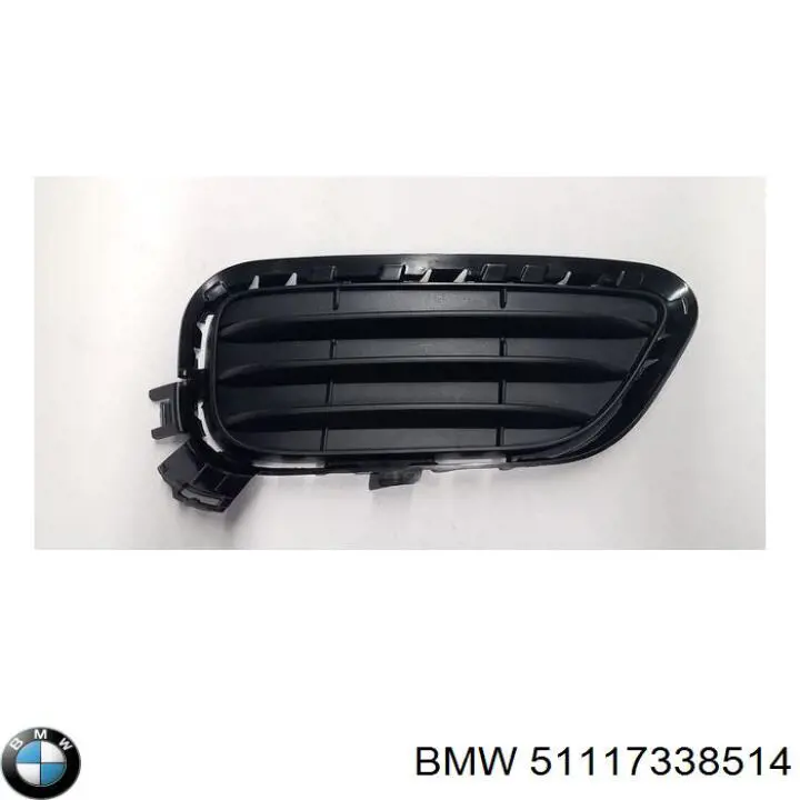 51117338514 BMW Grelha direita inferior do pára-choque dianteiro