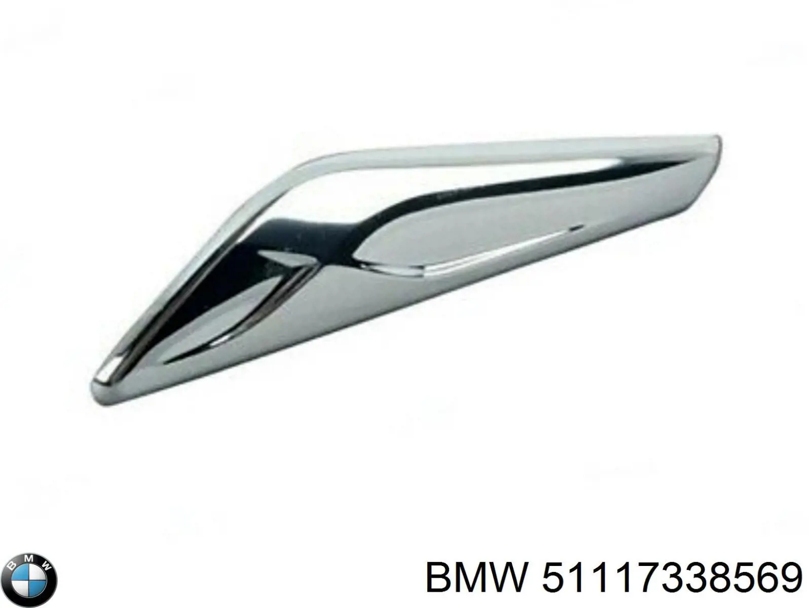 Placa sobreposta do pára-lama dianteiro esquerdo BMW 51117338569 preço, a partir de 29,49 USD