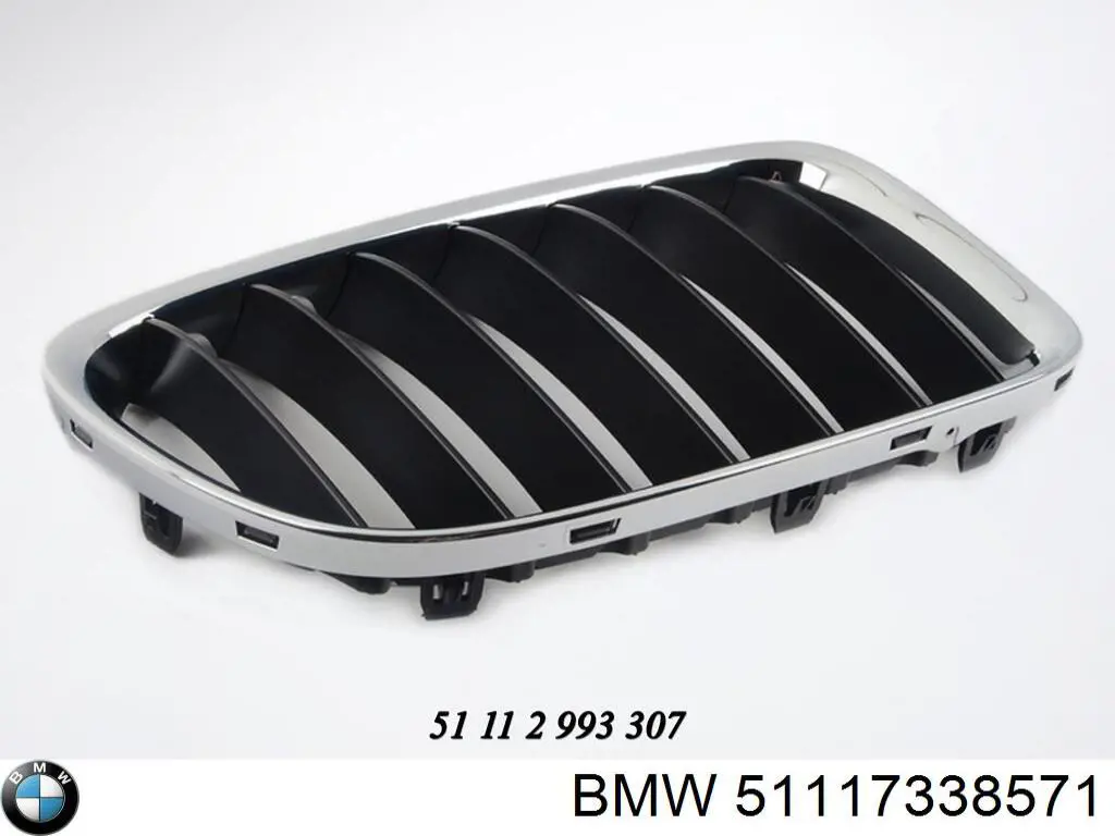 51117338571 BMW Grelha do radiador esquerda