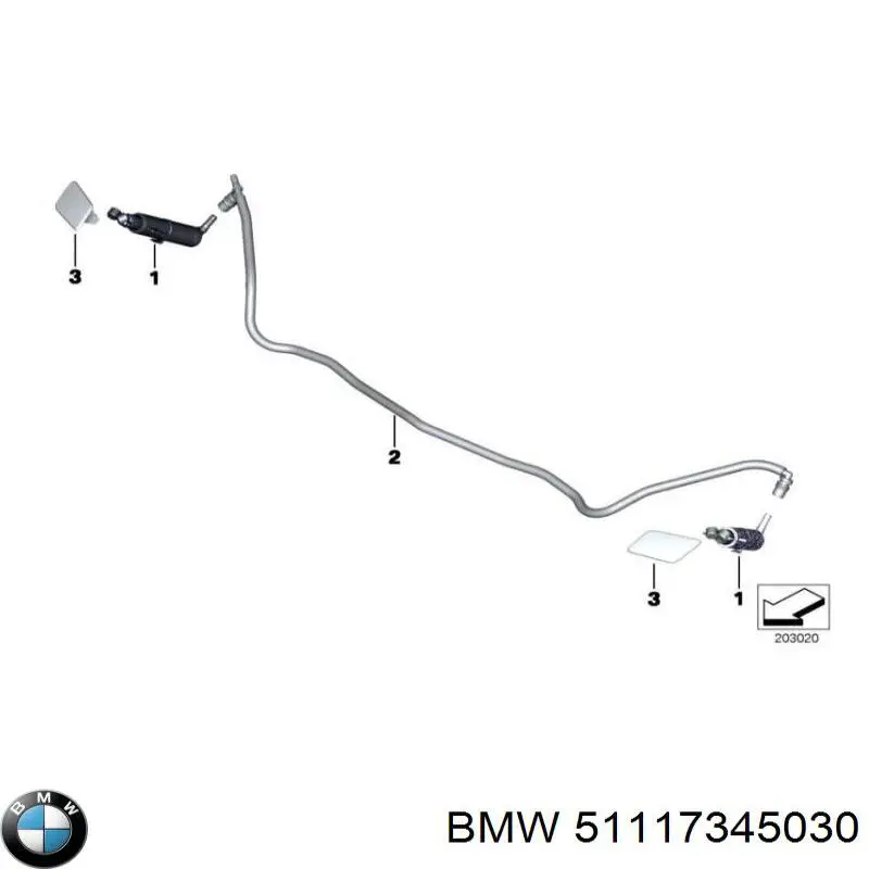 51117345030 BMW Pára-choque dianteiro