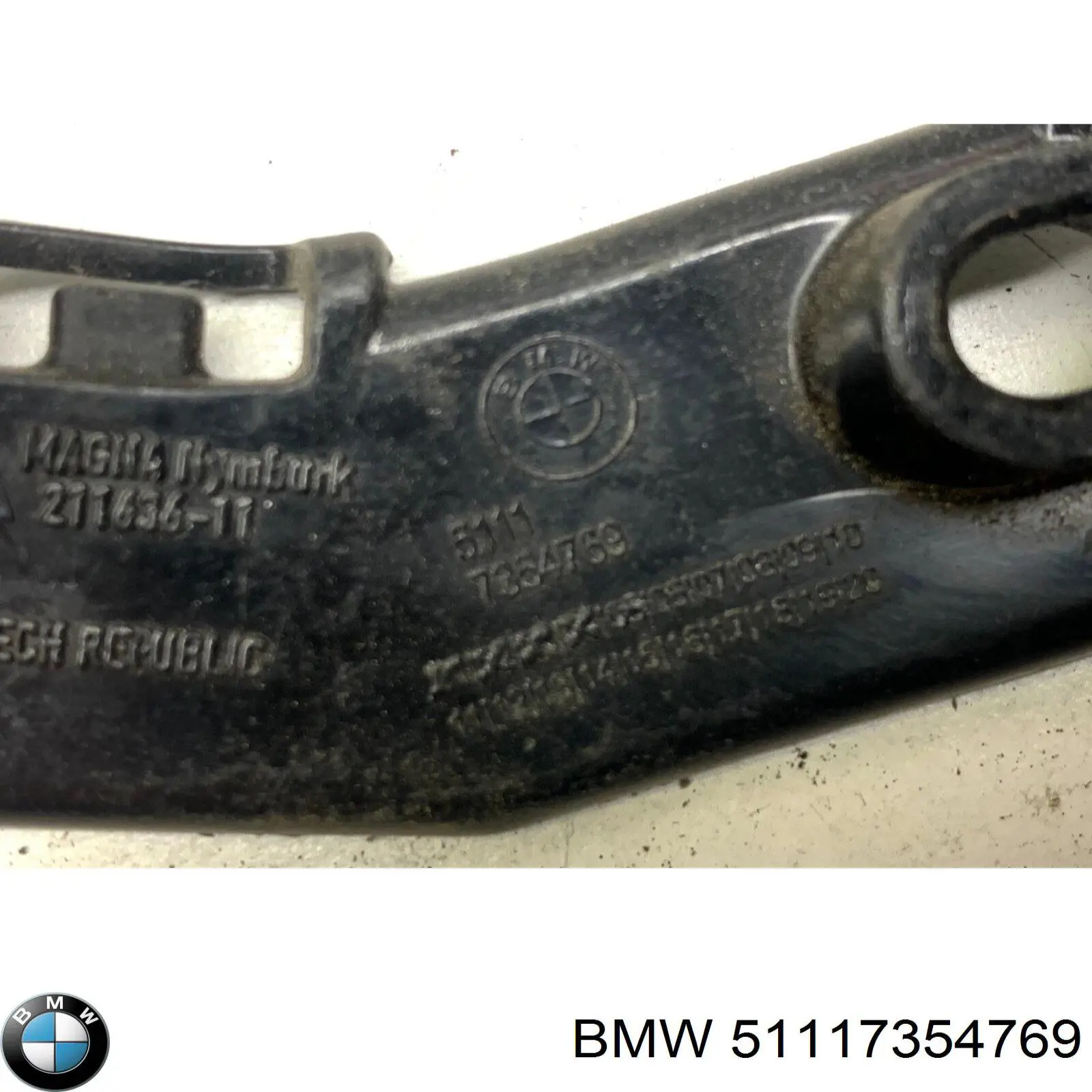 Placa sobreposta esquerda do pára-choque dianteiro BMW 51117354769 preço, a partir de 19,26 USD