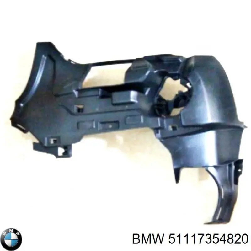51117354820 BMW Consola de fixação das luzes de nevoeiro direitas