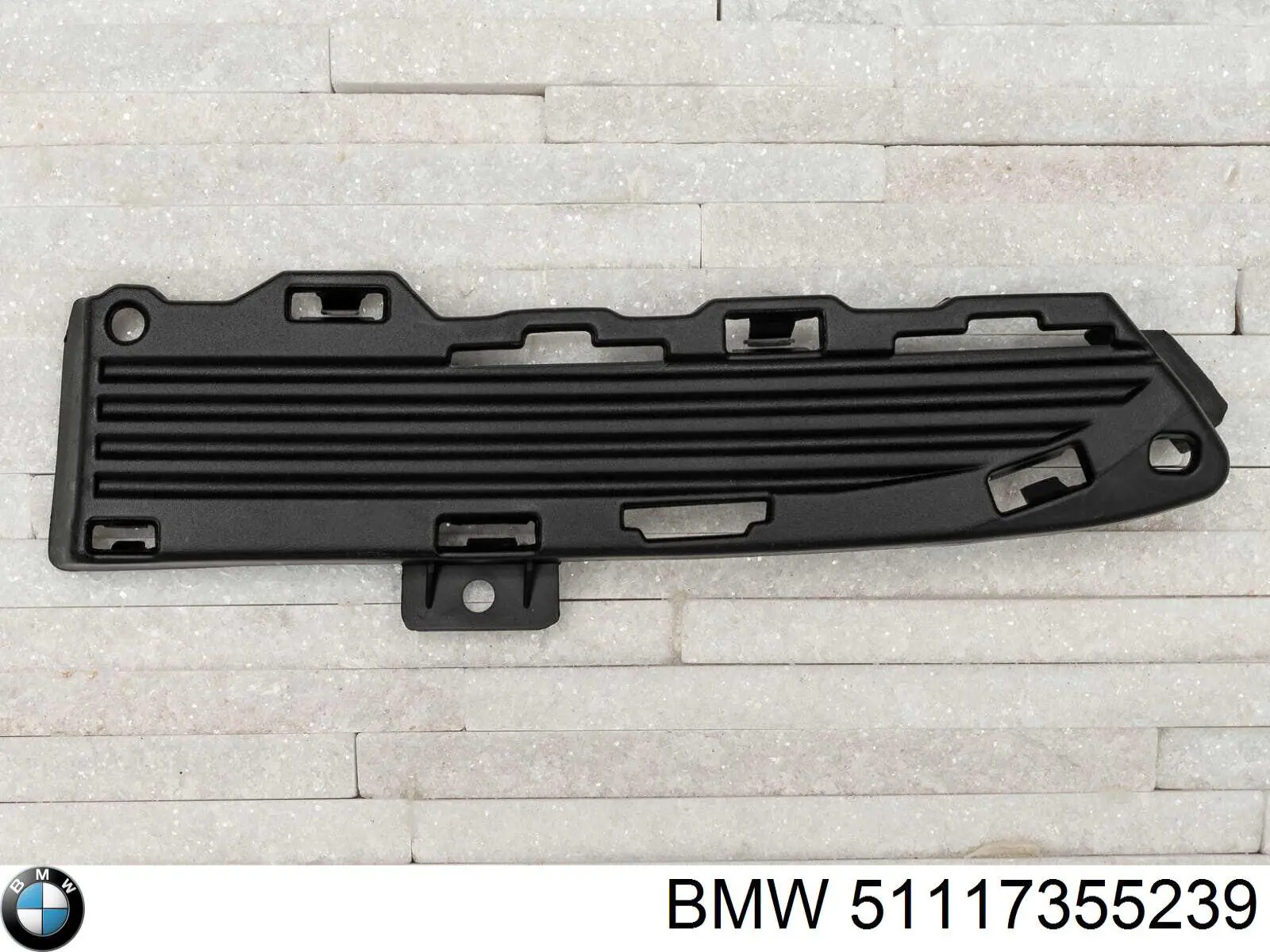 Moldura esquerda de grelha do pára-choque dianteiro BMW 51117355239 preço, a partir de 33,27 USD