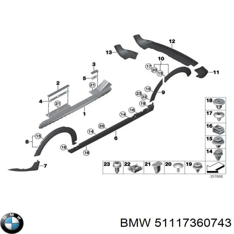 51117360743 BMW 