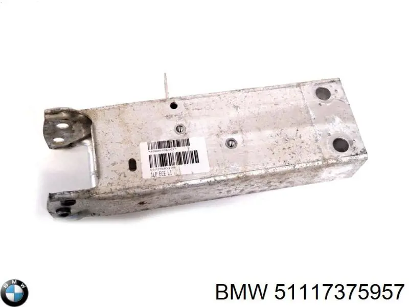 51117375957 BMW Consola de reforçador do pára-choque dianteiro