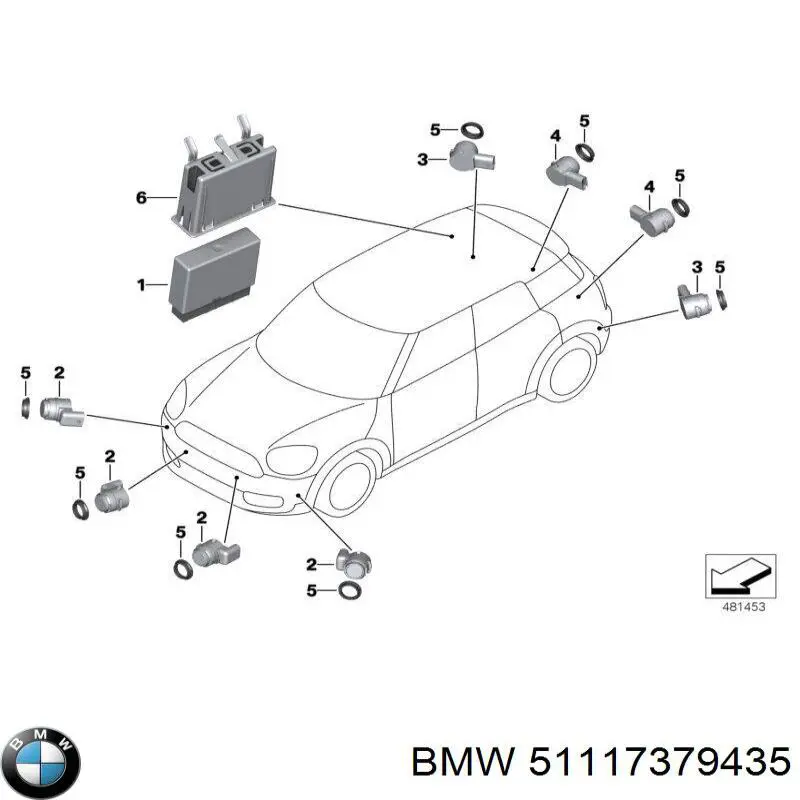 Spoiler do pára-choque dianteiro BMW 51117379435 preço, a partir de 171,32 USD