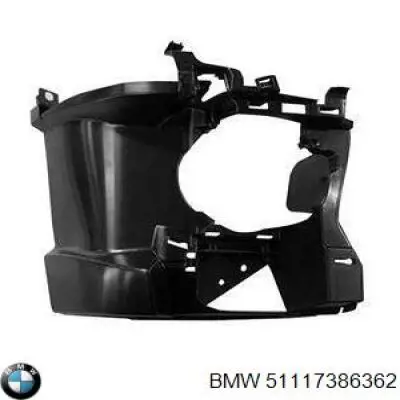 51117386362 BMW Consola de fixação das luzes de nevoeiro direitas