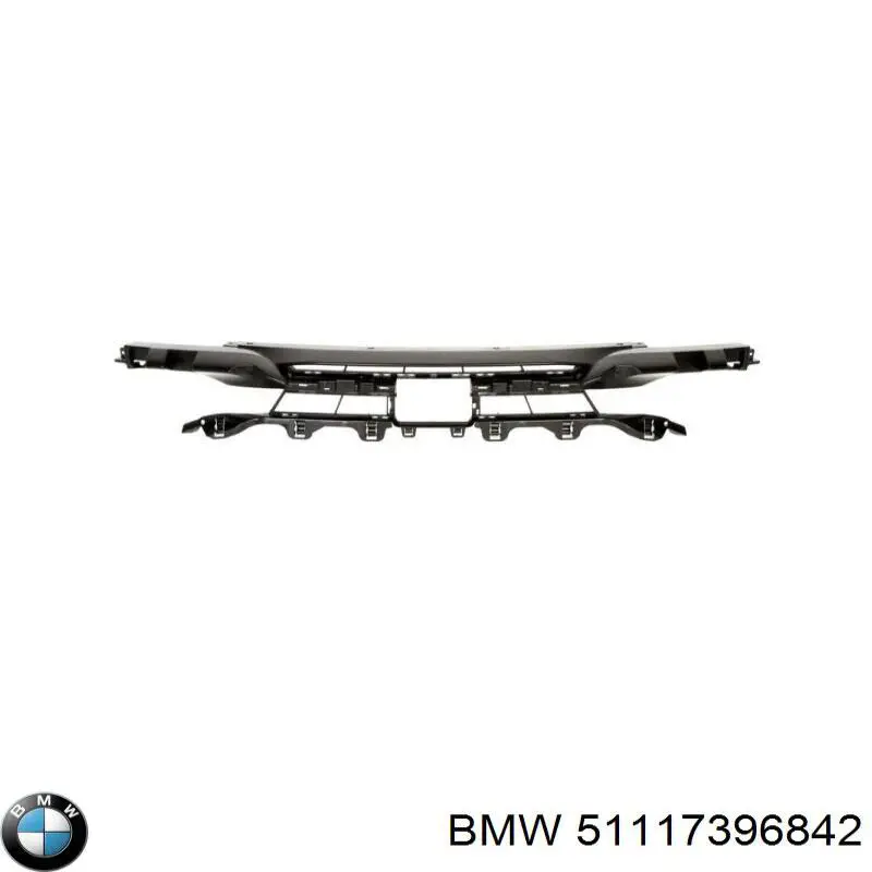 Moldura direita de grelha do pára-choque dianteiro BMW 51117396842 preço, a partir de 28,20 USD