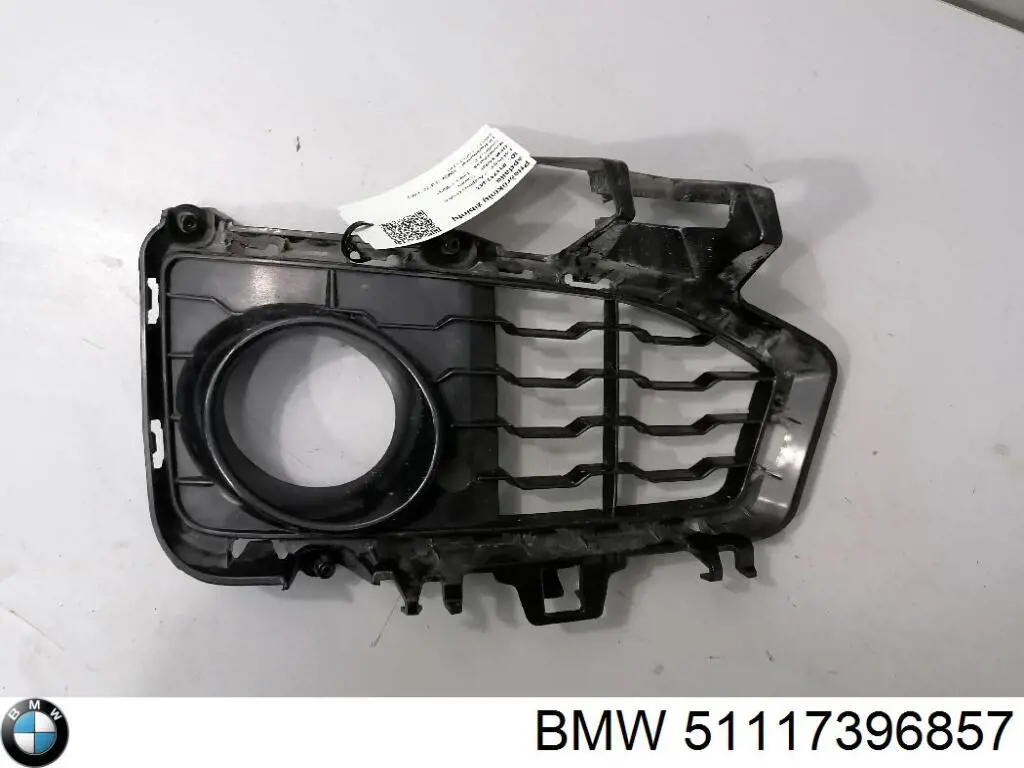Tampão (grelha) das luzes de nevoeiro do pára-choque dianteiro esquerdo BMW 51117396857 preço, a partir de 79,90 USD
