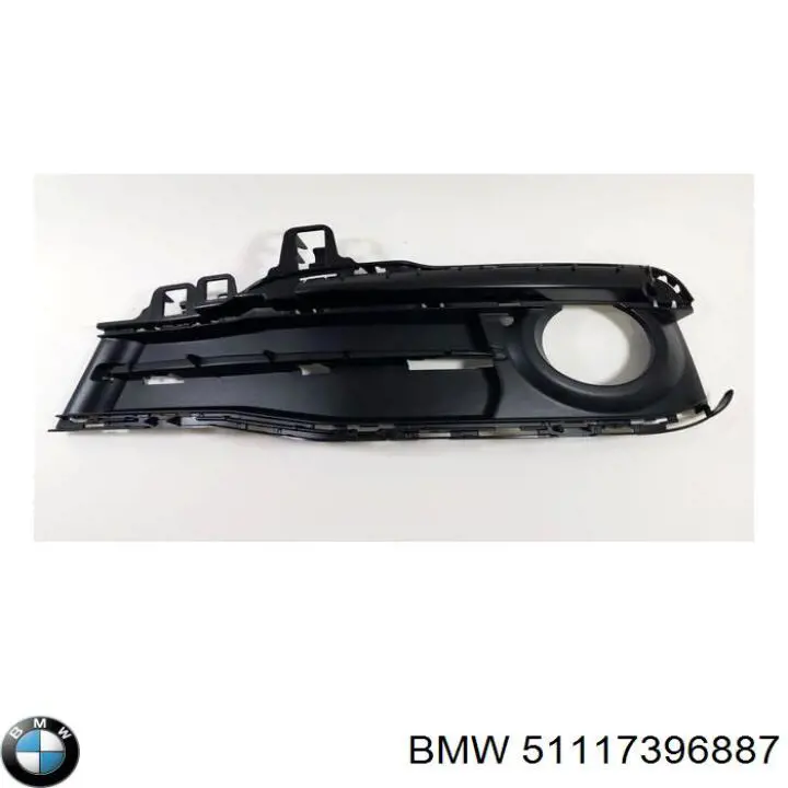 51117396887 BMW Grelha esquerda do pára-choque dianteiro