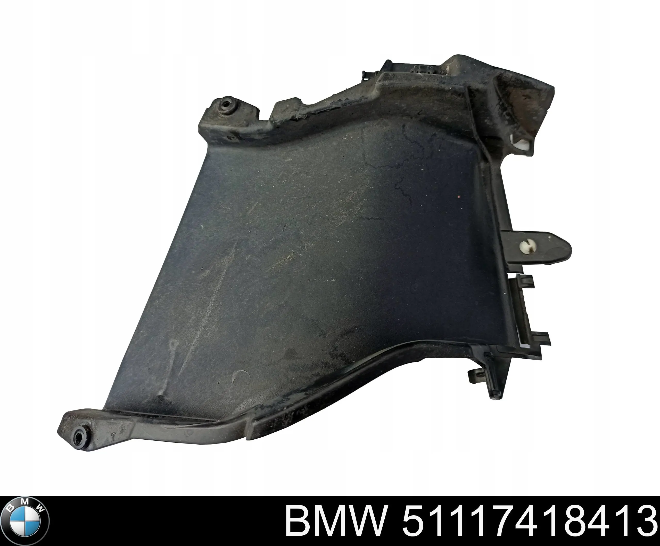 51117418413 BMW Defletor esquerdo do pára-choque dianteiro