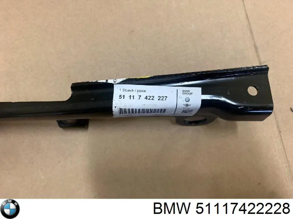 Consola externa direita do pára-choque dianteiro BMW 51117422228 preço, a partir de 26,10 USD