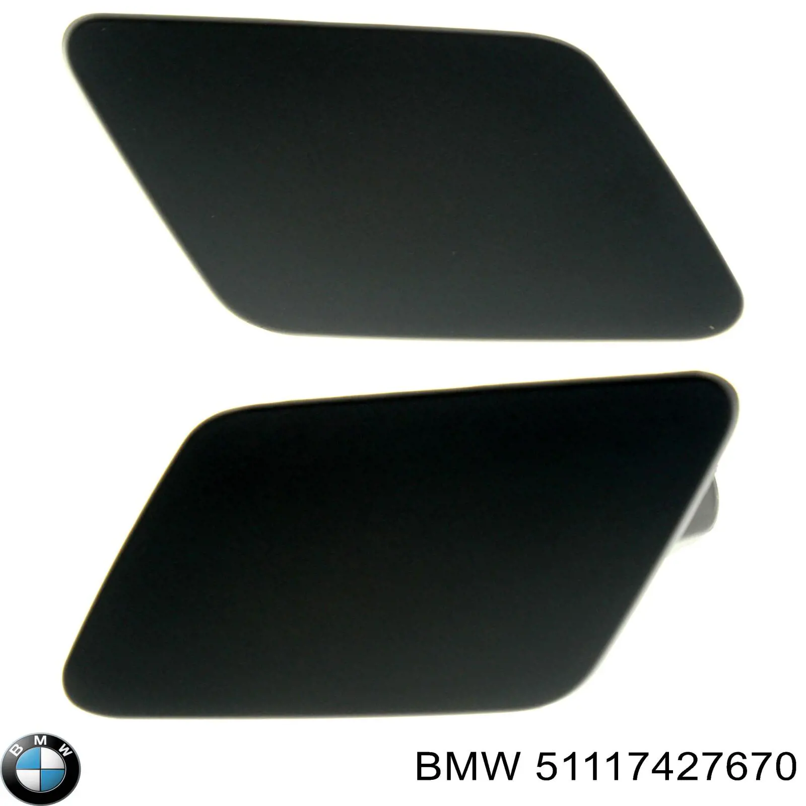 51117427670 BMW Placa sobreposta do injetor de fluido para lavador da luz dianteira